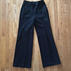 Boden sz 10 viscose wide leg pants, black great pre owned condition